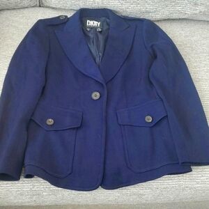 Donna Karan Dark Blue Blazer